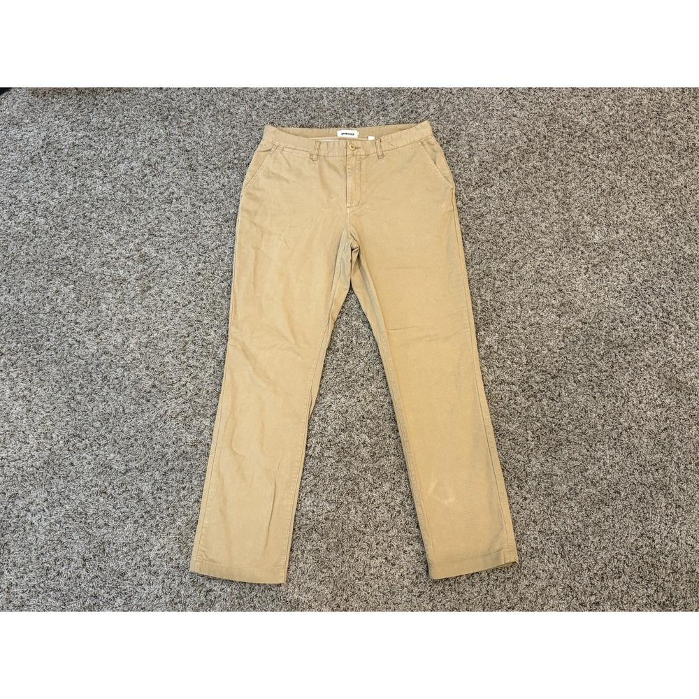 Taylor Stitch Pants Men 33x30 Khaki Cotton Twill Democratic Fit